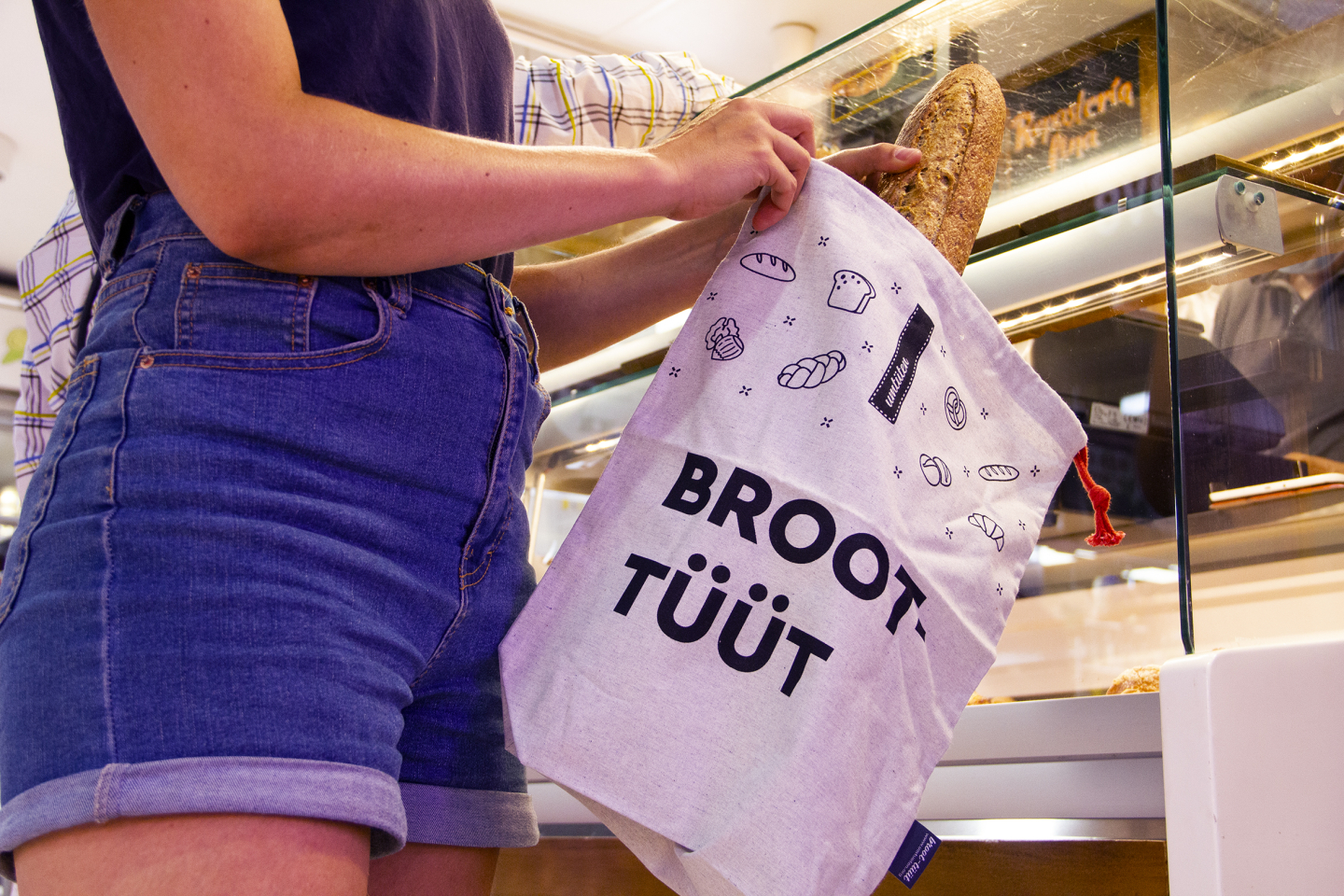 Brotbeutel benutzen