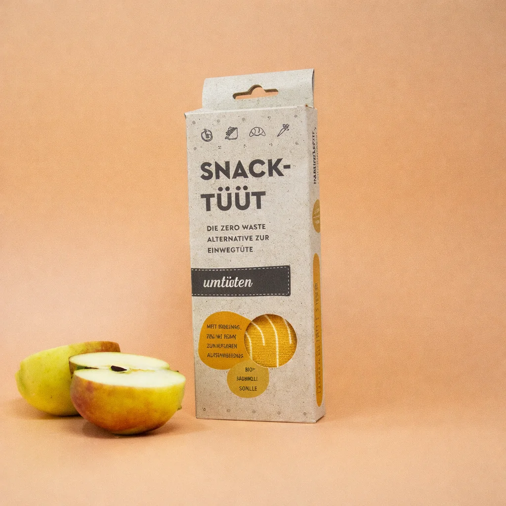 Snack-Tüüt Abstrakt Kurkuma (Faltschachtel)