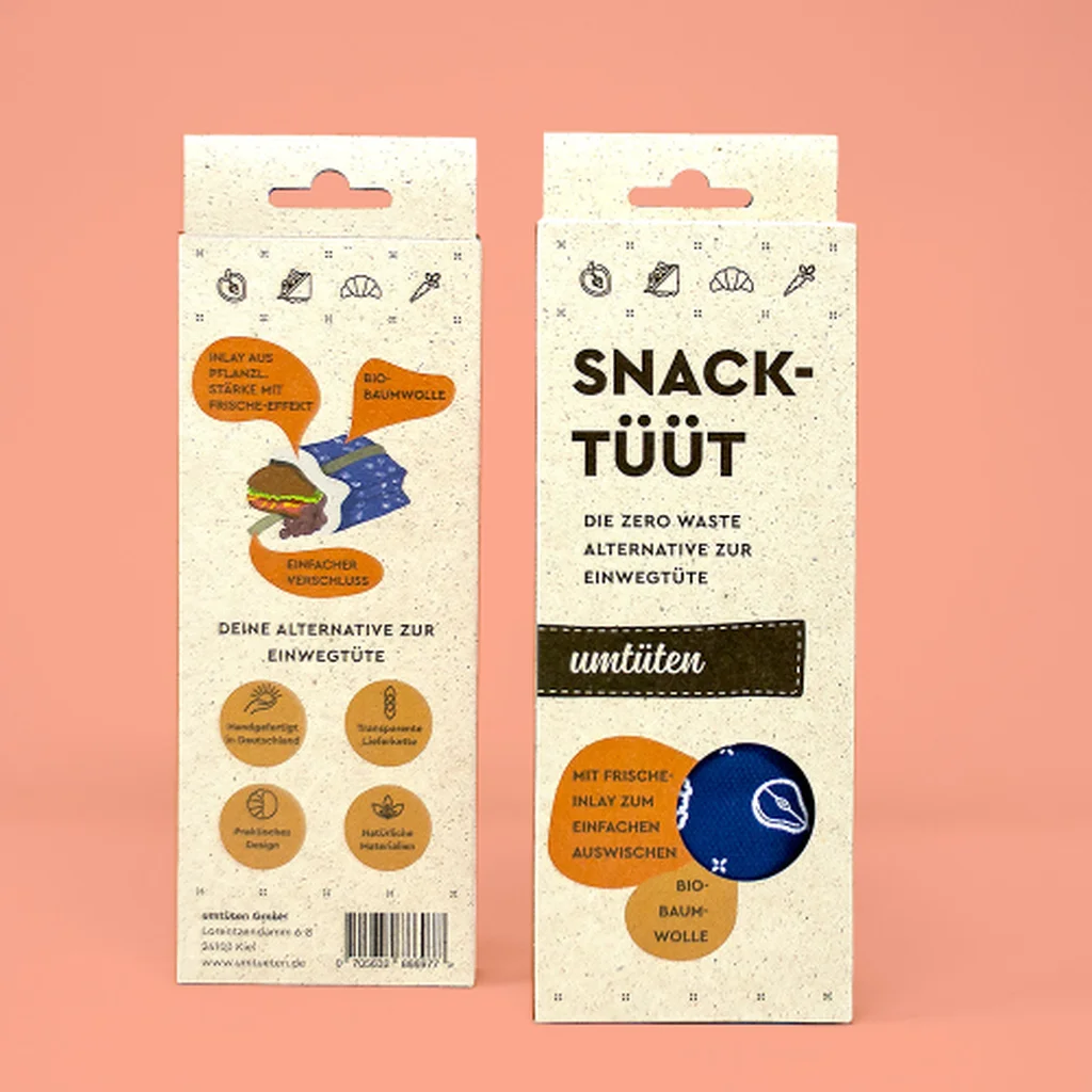 Snack-Tüüt Classic Blau (Faltschachtel)