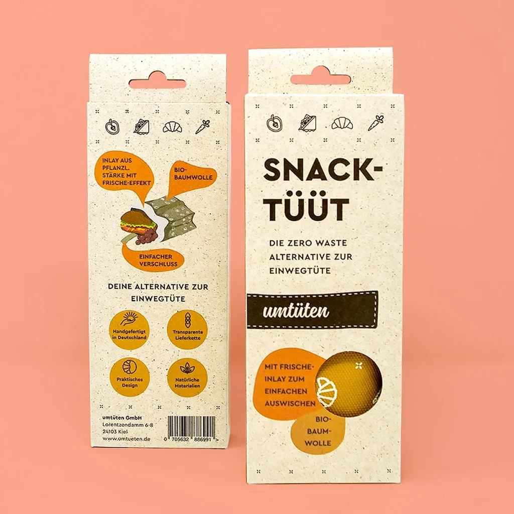 Snack-Tüüt Classic Kurkuma (Faltschachtel)